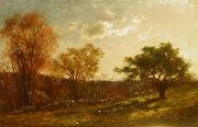 Charles Furneaux Landscape Study, Melrose, Massachusetts, oil painting by Charles Furneaux